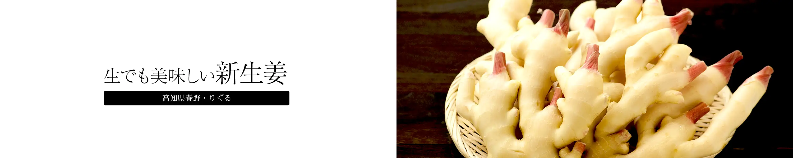 生でも美味しい新生姜