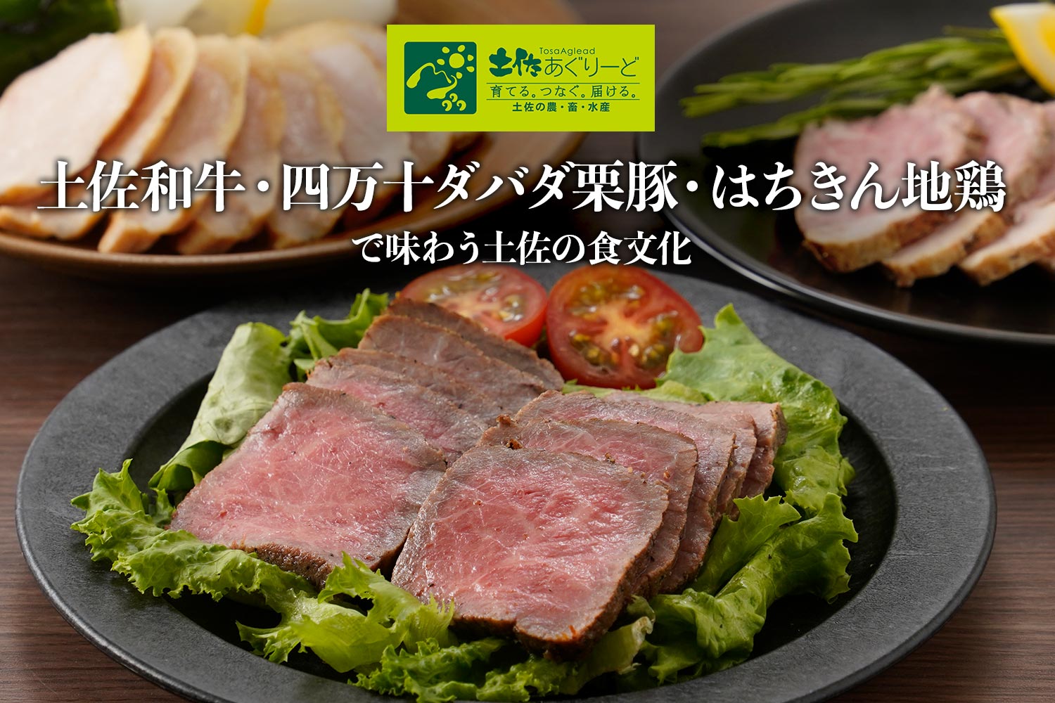土佐あぐりーど「土佐和牛・四万十ダバダ栗豚・はちきん地鶏で味わう土佐の食文化」