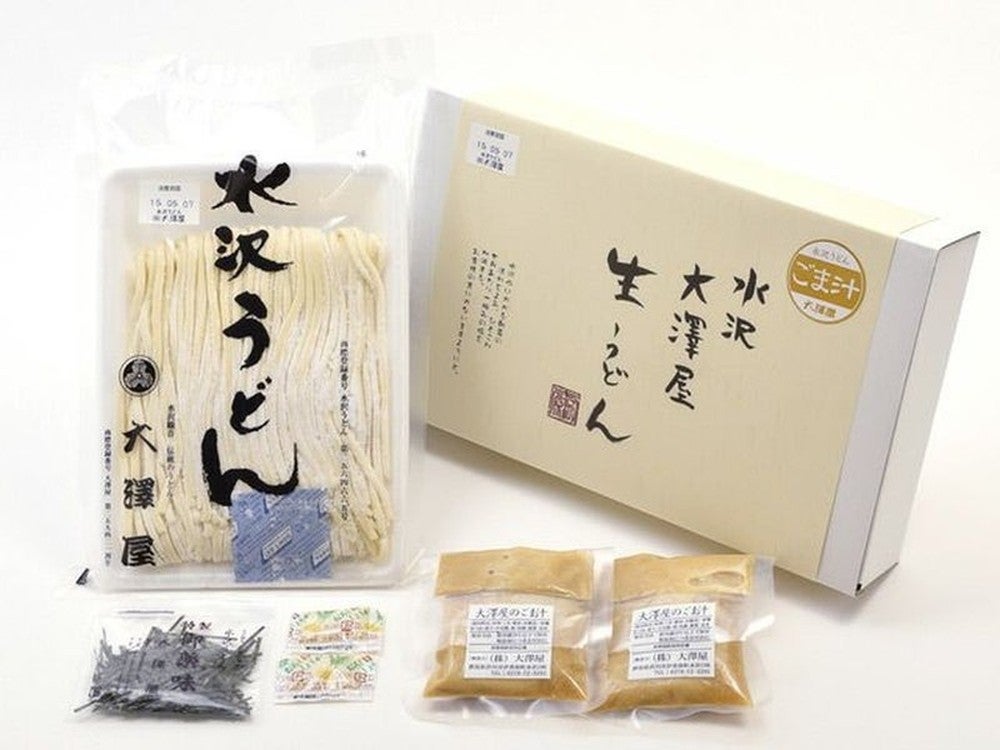 大澤屋・水沢うどん本生（ごま汁）2人前 | 安心堂 食のSELECTネット