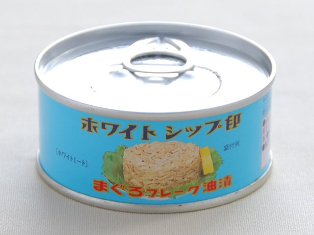 由比缶詰所 ホワイトシップ印まぐろ油漬フレーク（90g） | 安心堂 食の
