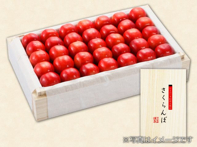 多田農園・特選 佐藤錦（桐箱）2L 約700g【山形セレクション認定