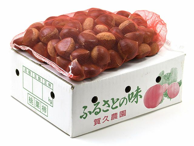 栗ク栗 ページ 賀久農園・球磨栗 1kg 中大粒（2～3L） | 安心堂 食のSELECTネットショップ
