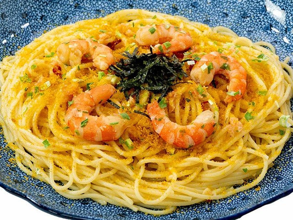 洋麺屋五右衛門・カニと海老と本からすみのペペロンチーノ（1人前