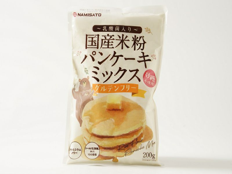 波里・国産米粉パンケーキミックス（200g） | 安心堂 食のSELECT