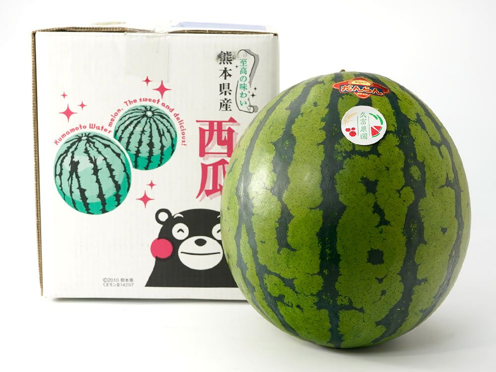 スイカ 思わずにっこり、スイカアート 丹波篠山「大山スイカ」 JAスタッフが