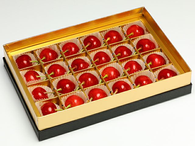 多田農園・珠玉 佐藤錦（みやび箱）L 24粒入り | 安心堂 食のSELECT