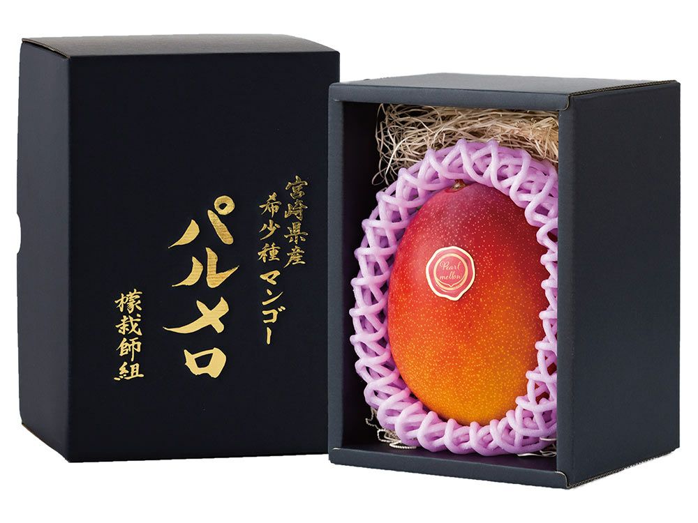 カワノ農園・太陽マンゴー 果実の宝石 2Lサイズ（約400g）×2玉 | 安心
