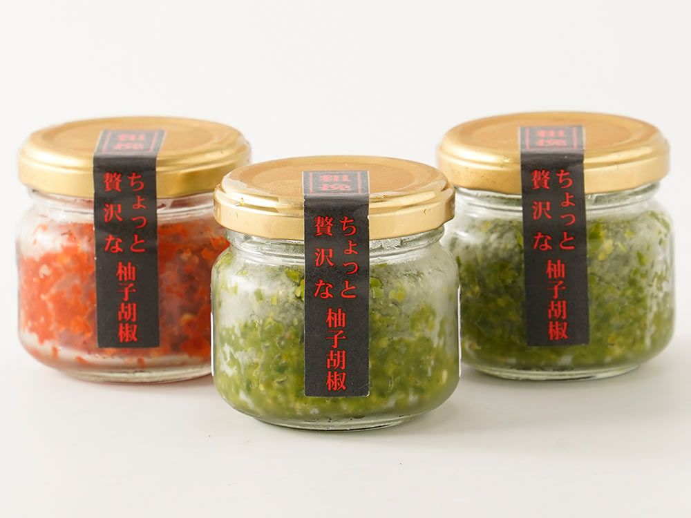 そば処海山・粗挽き柚子胡椒のセット（6個） | 安心堂 食のSELECT