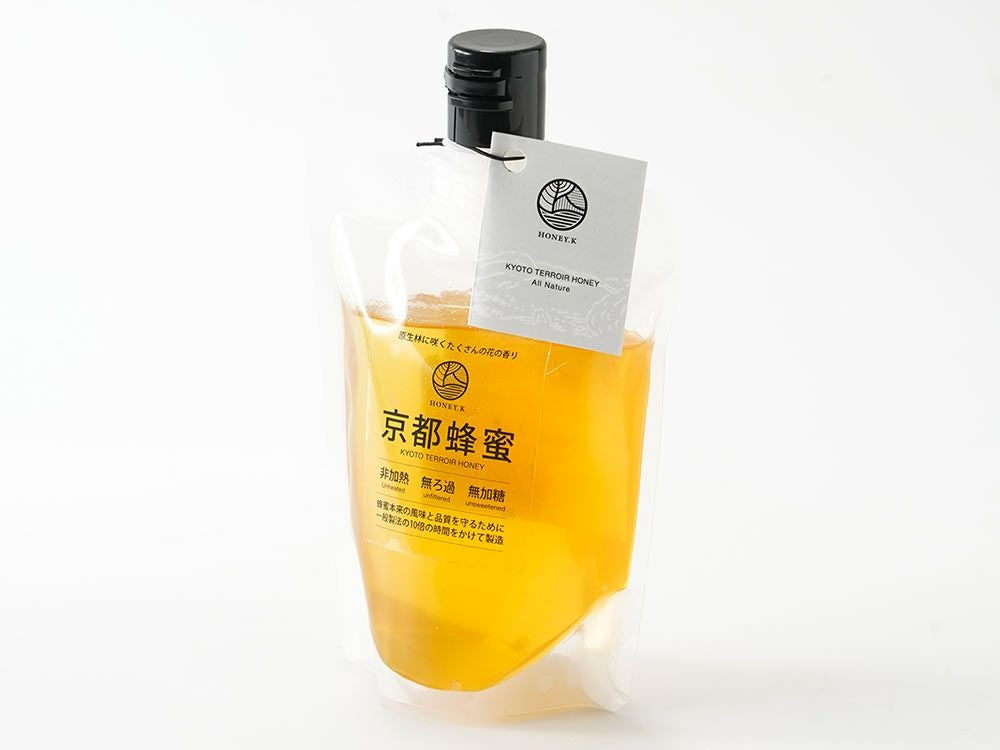 日本蜜蜂　はちみつ　非加熱　京都　京北産　　600g×3 HONEY.K・京都蜂蜜【非加熱・無ろ過】300g | 安心堂 食のSELECTネット